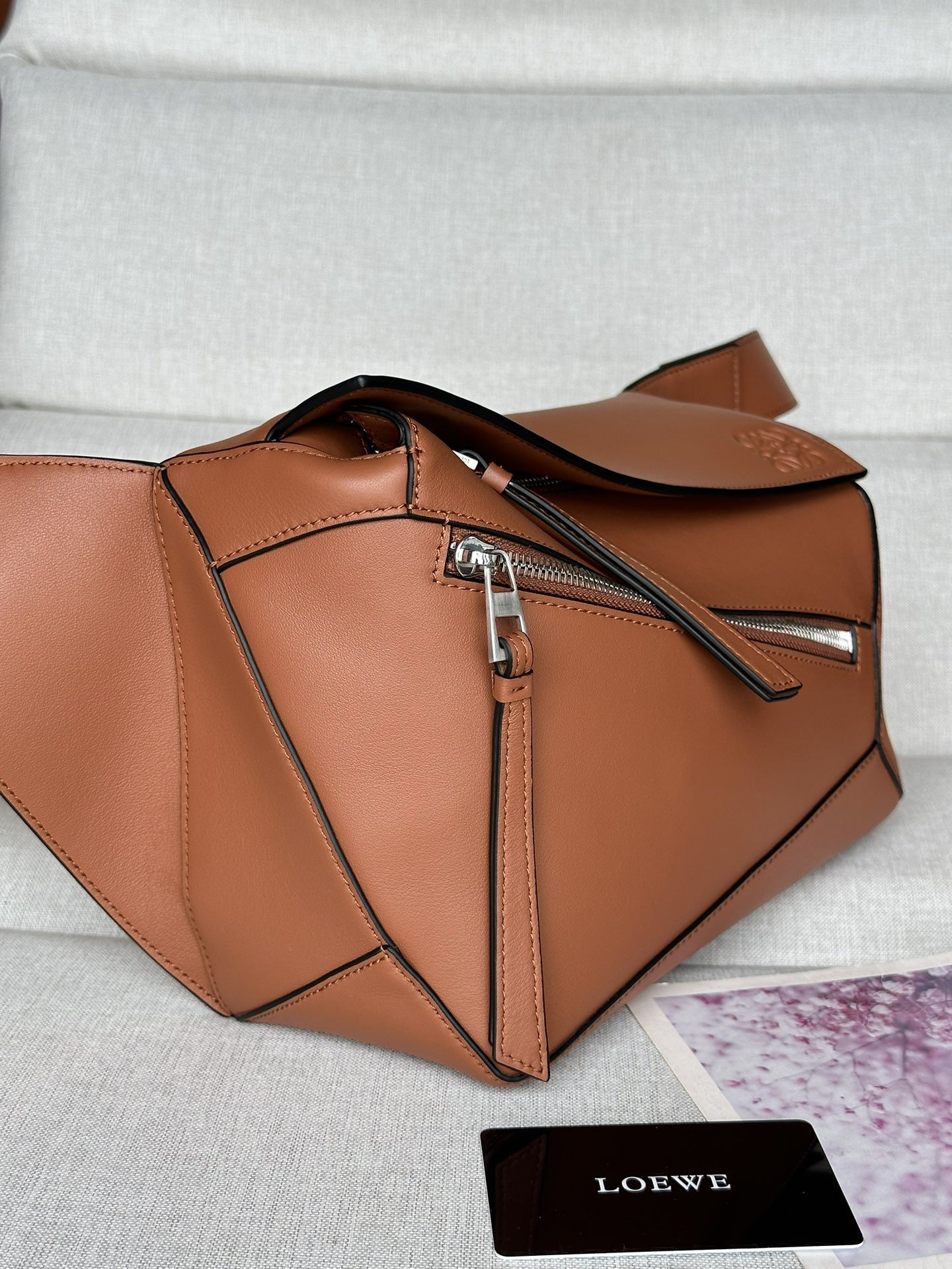 Loewe Small Puzzle bumbag in classic calfskin 24x10.5x16cm