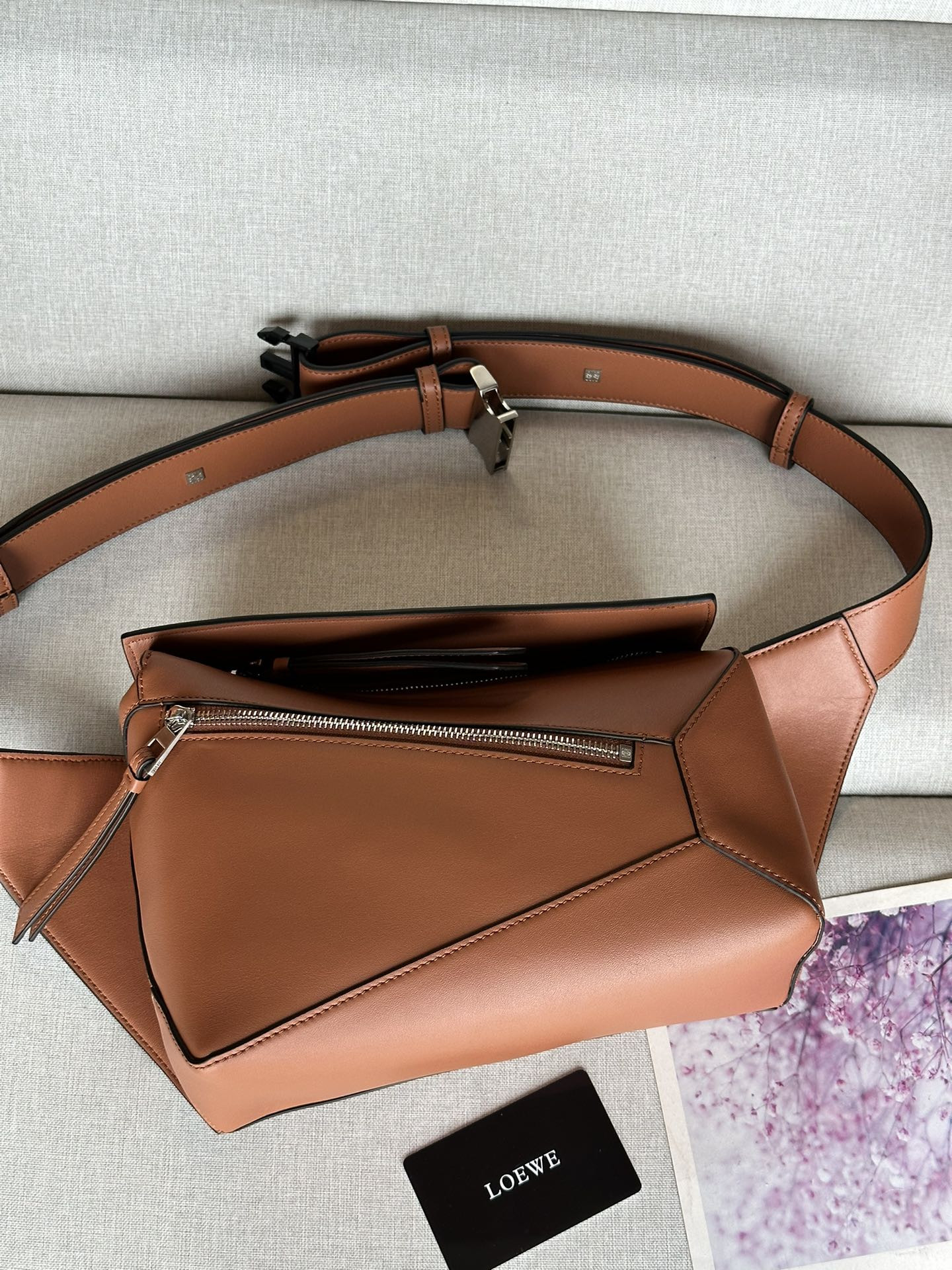 Loewe Small Puzzle bumbag in classic calfskin 24x10.5x16cm