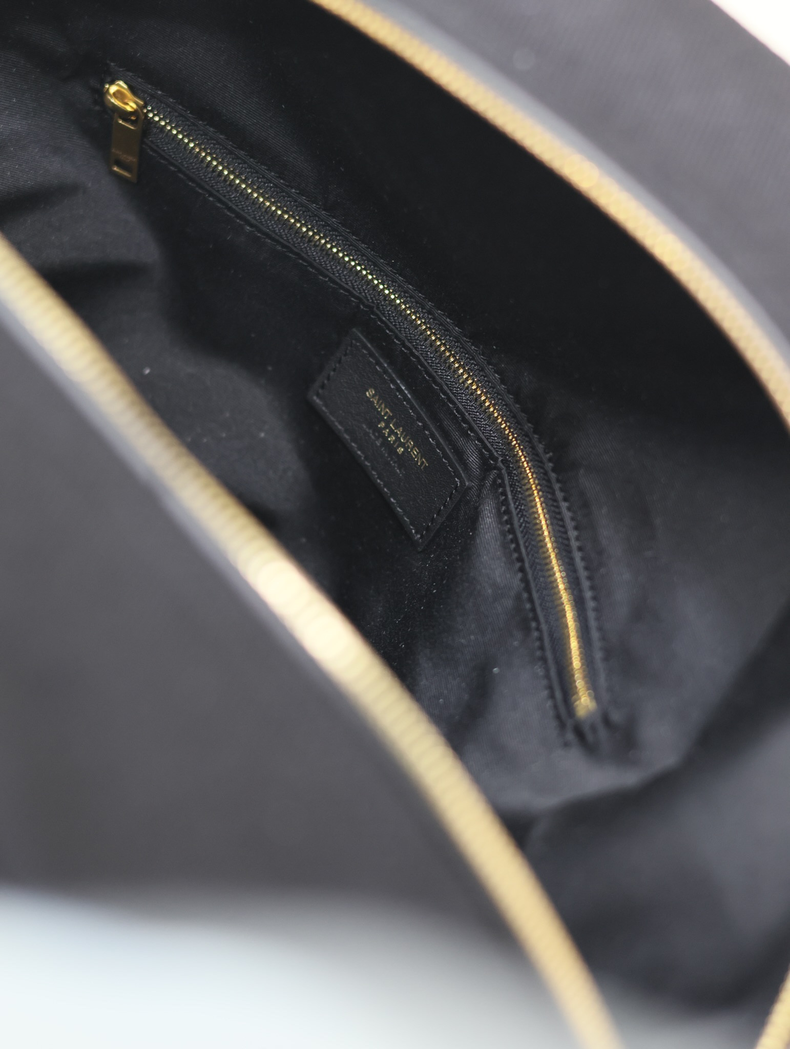 YSL RIVE GAUCHE bowling tote in canvas 42x32x18cm