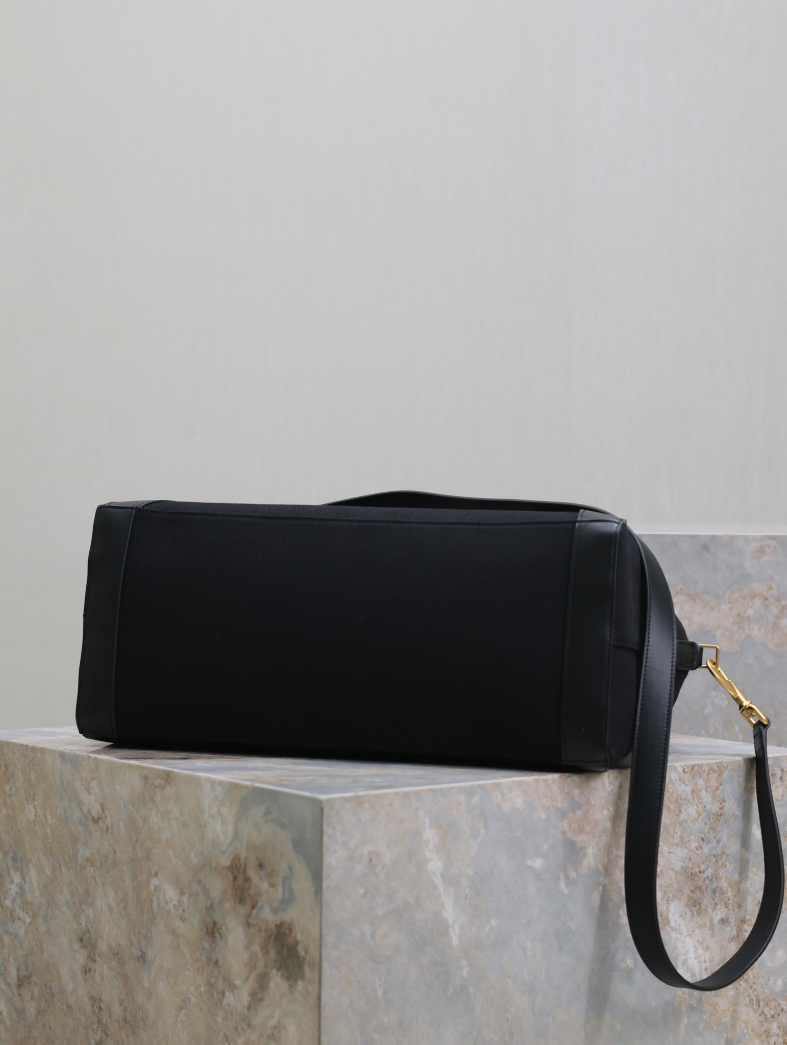 YSL RIVE GAUCHE bowling tote in canvas 42x32x18cm