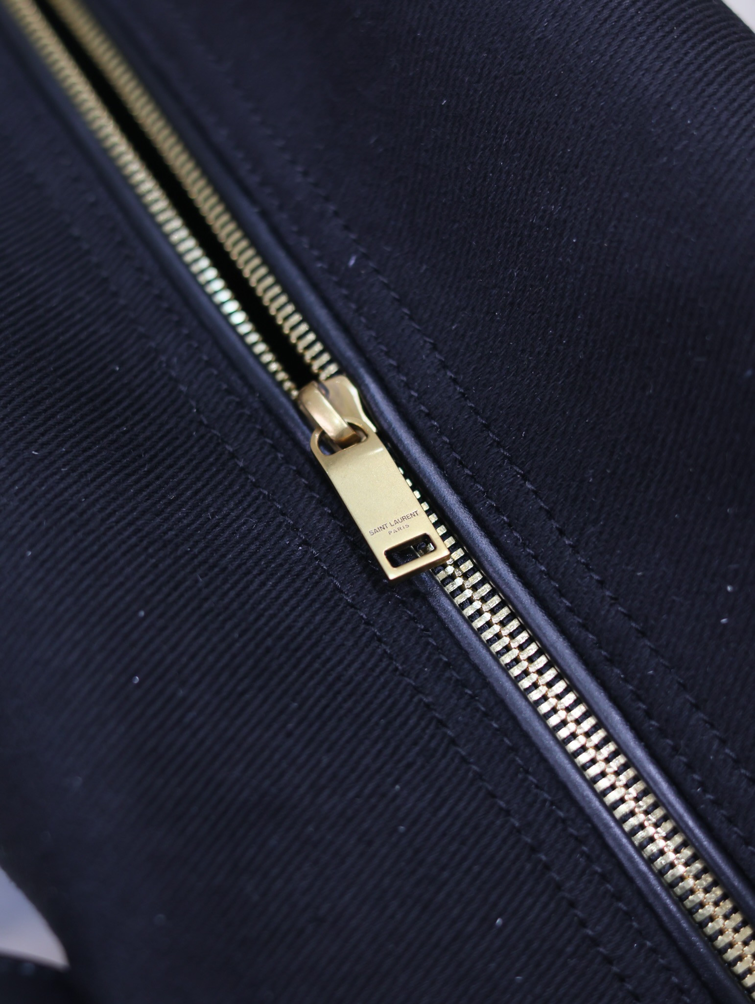 YSL RIVE GAUCHE bowling tote in canvas 42x32x18cm