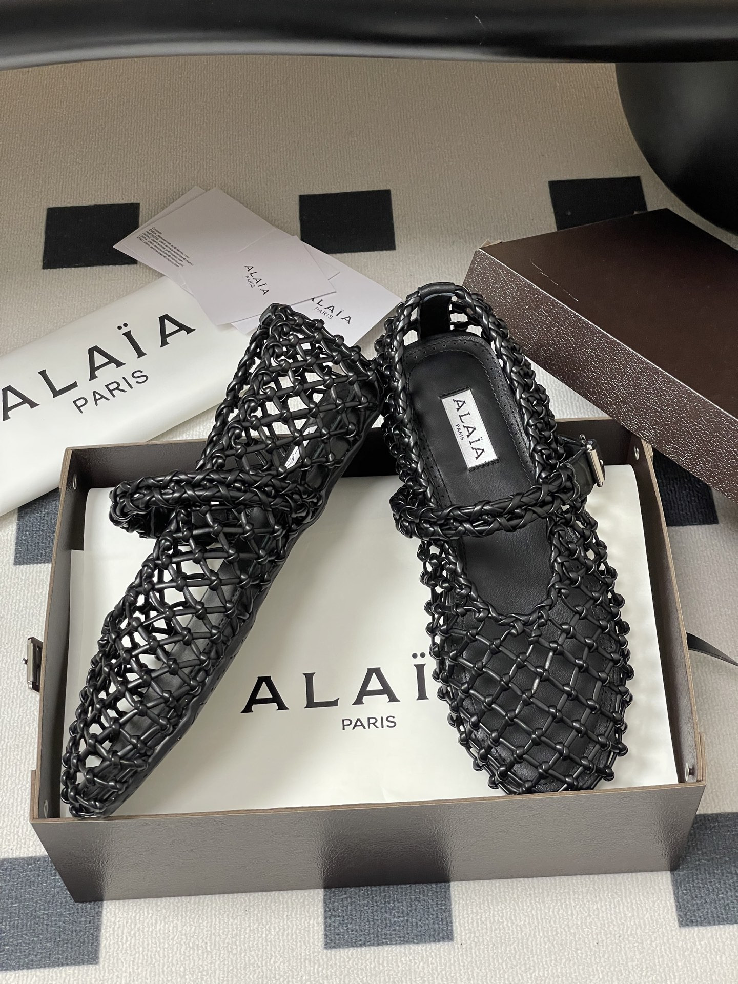 UA Alaïa BRAIDED BALLET FLATS(Customized Size 7-10 days production time)