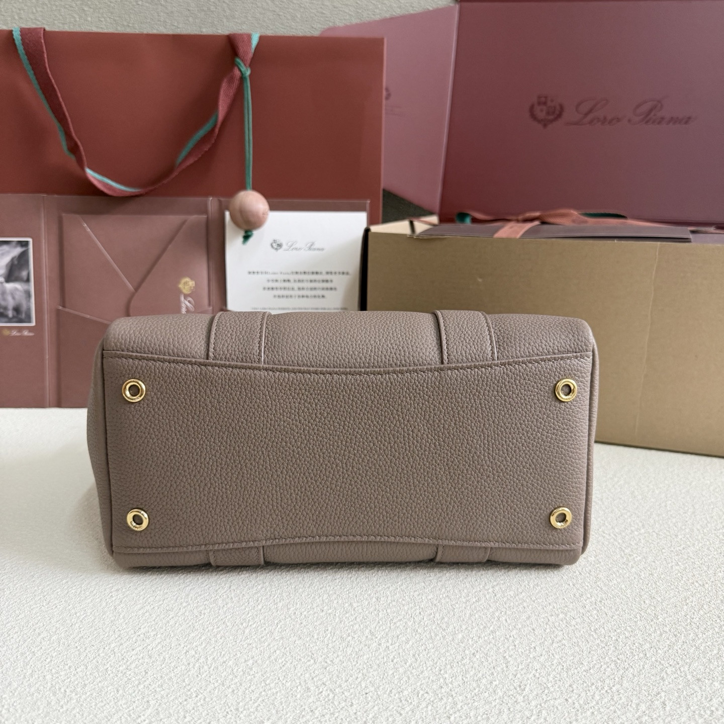 Loro Piana Loom L25 Calfskin 25x18x12.5cm