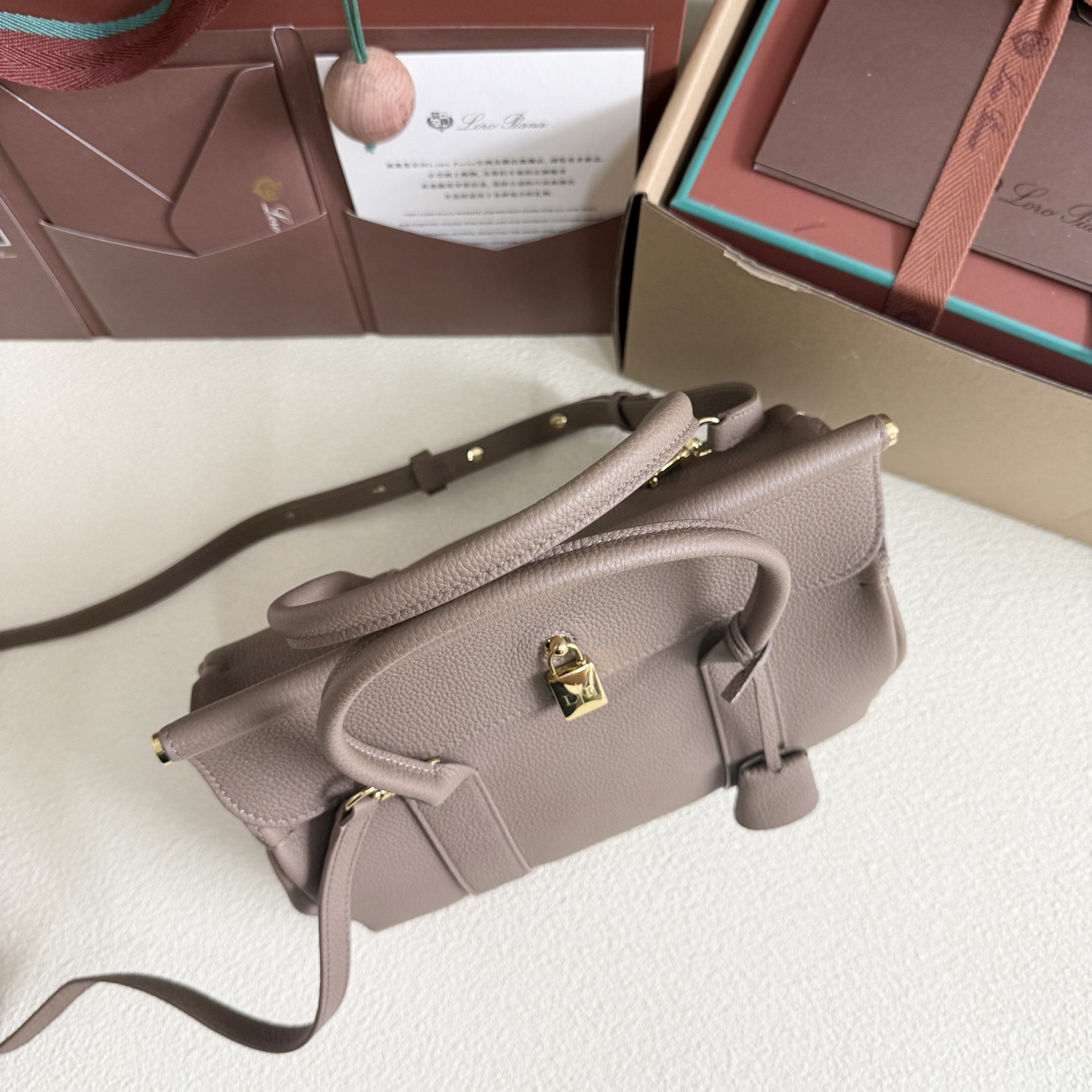 Loro Piana Loom L25 Calfskin 25x18x12.5cm