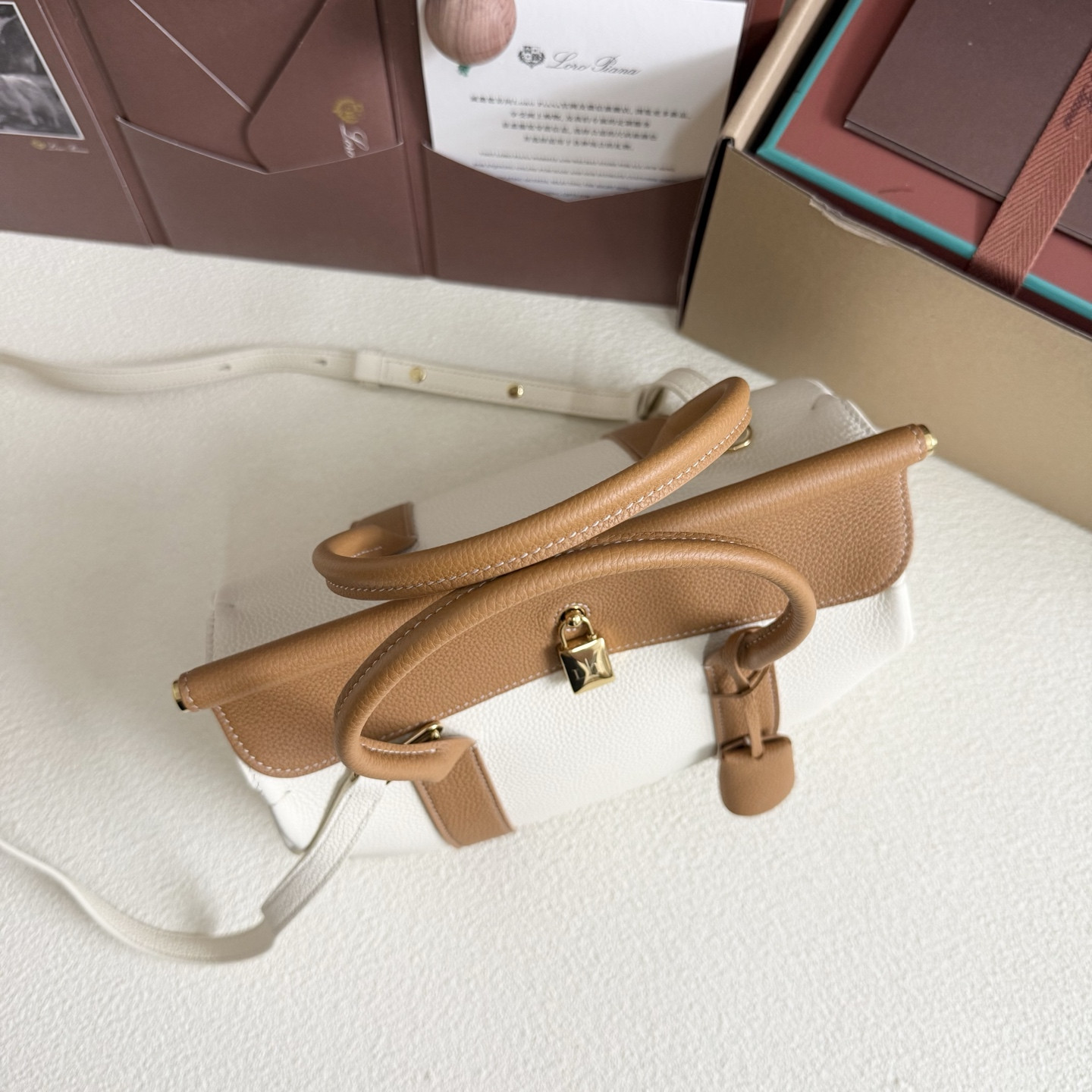 Loro Piana Loom L25 Calfskin 25x18x12.5cm