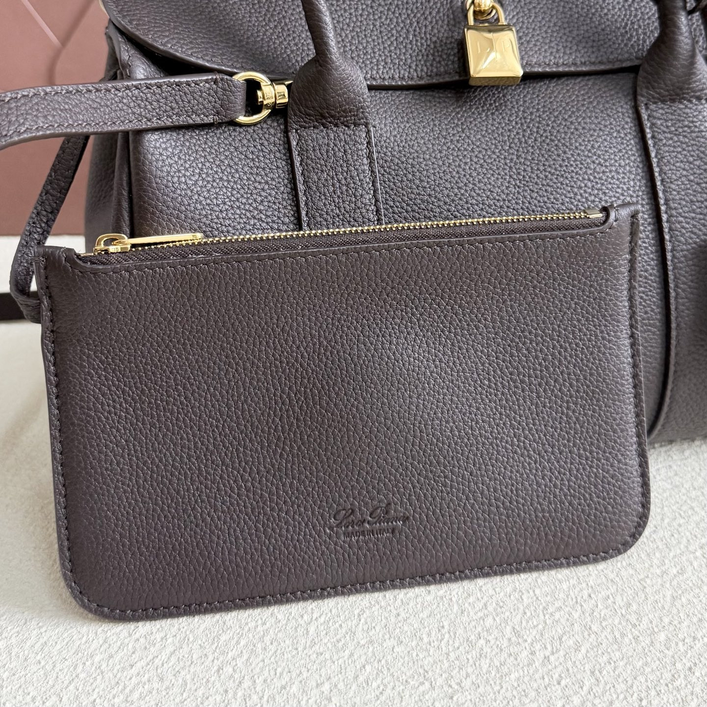 Loro Piana Loom L25 Calfskin 25x18x12.5cm