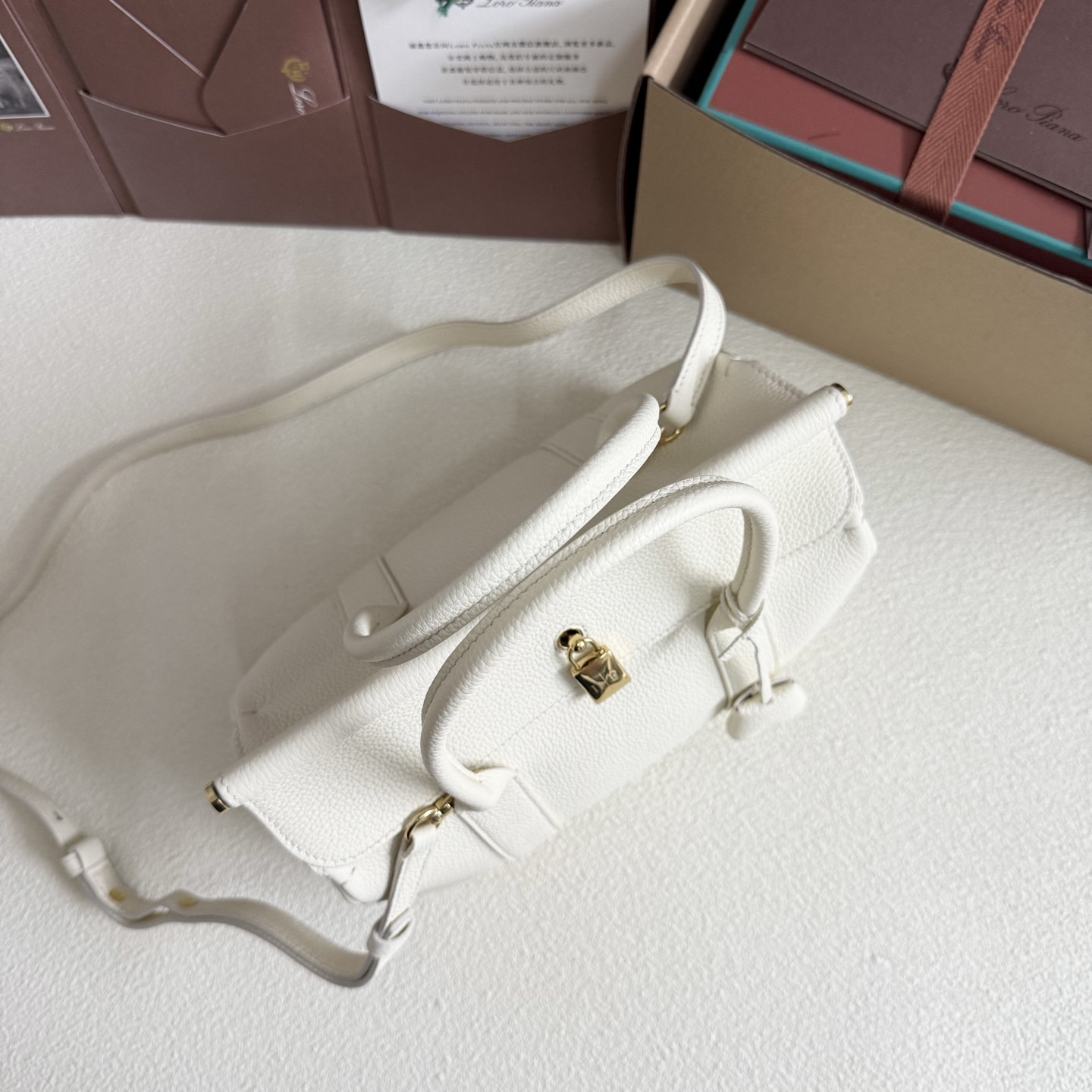 Loro Piana Loom L25 Calfskin 25x18x12.5cm