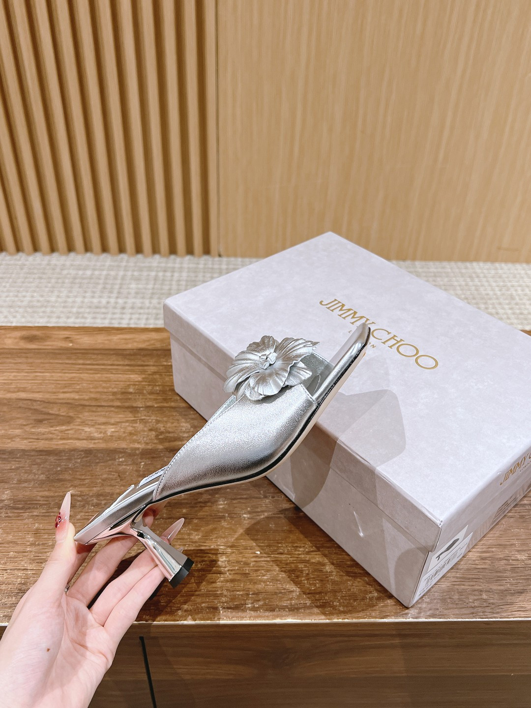 UA Jimmy Choo Slides 6.5cm