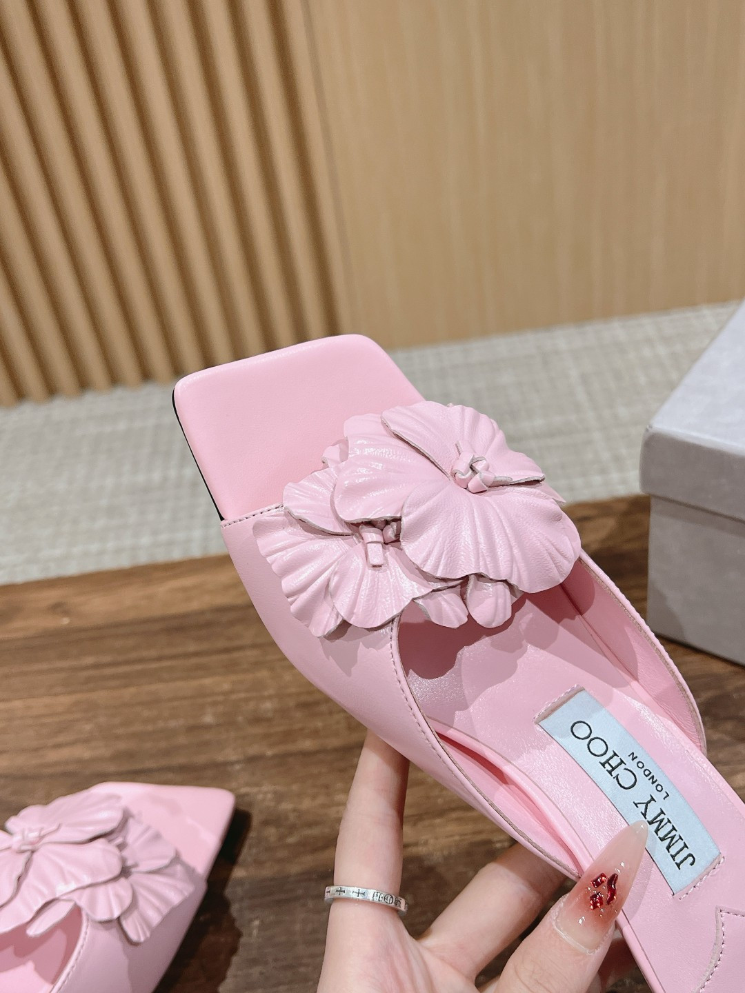 UA Jimmy Choo Slides 6.5cm