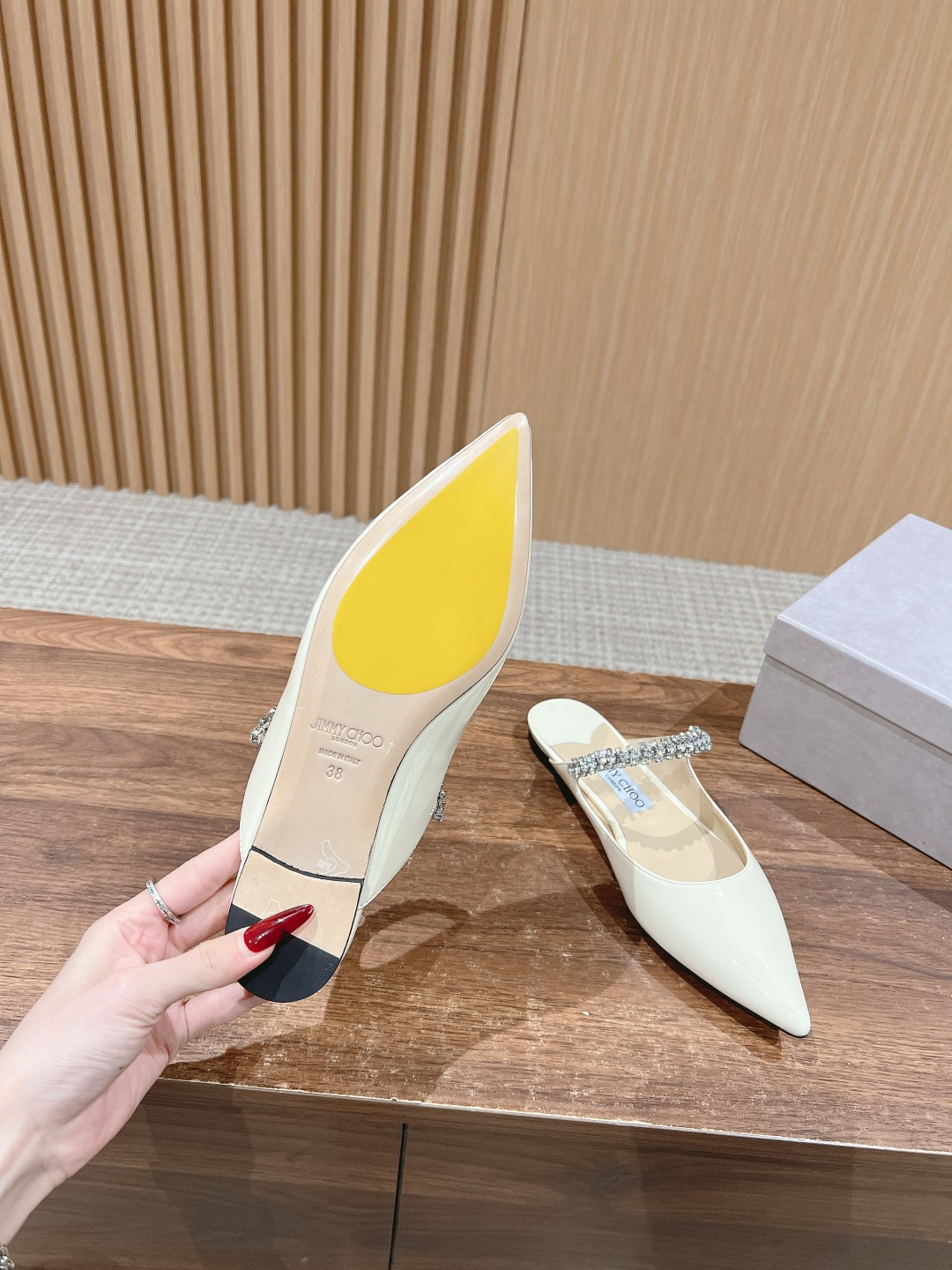 UA Jimmy Choo Bing Mules