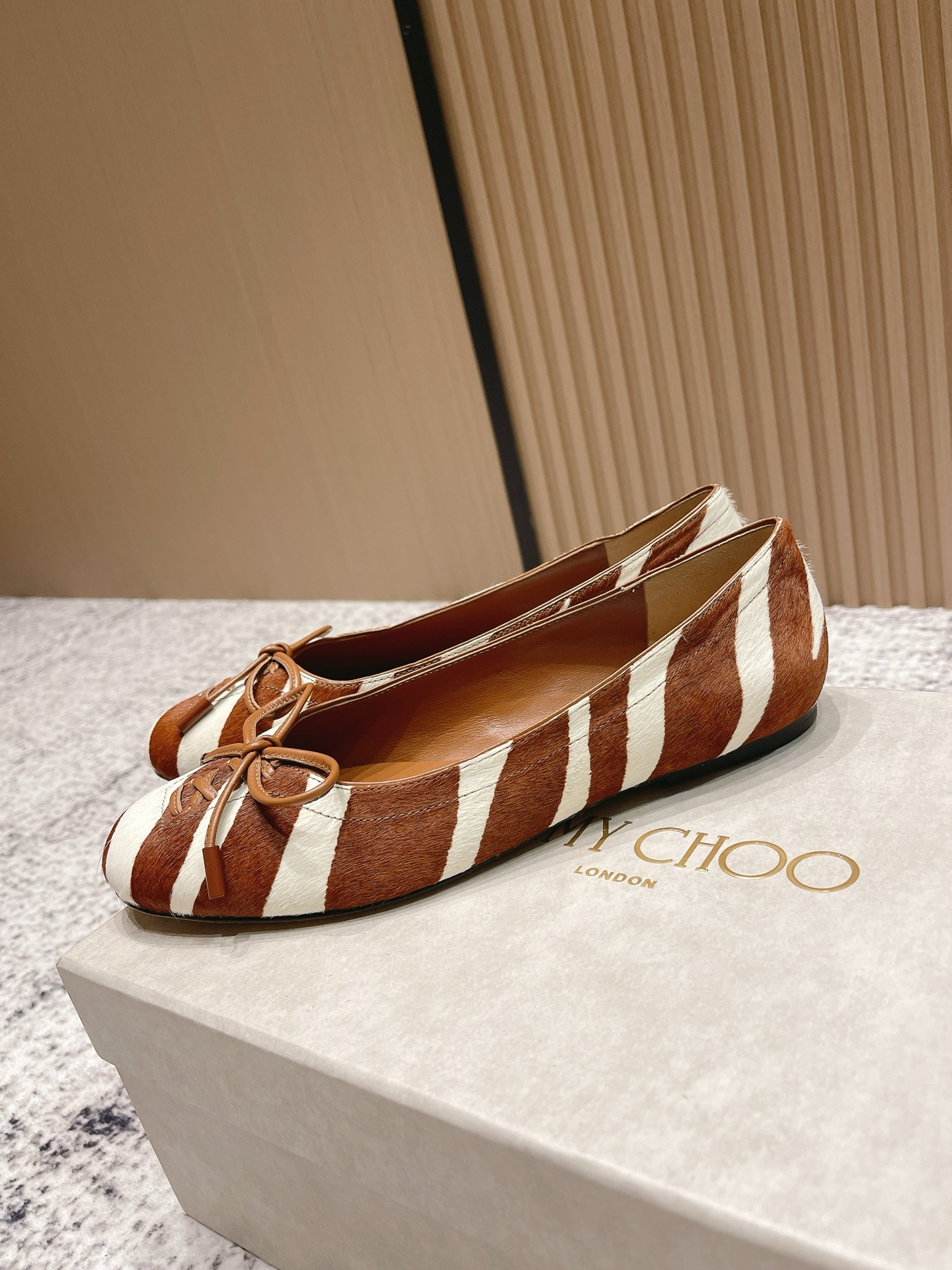 UA Jimmy Choo Scarlett Ballerina Flats