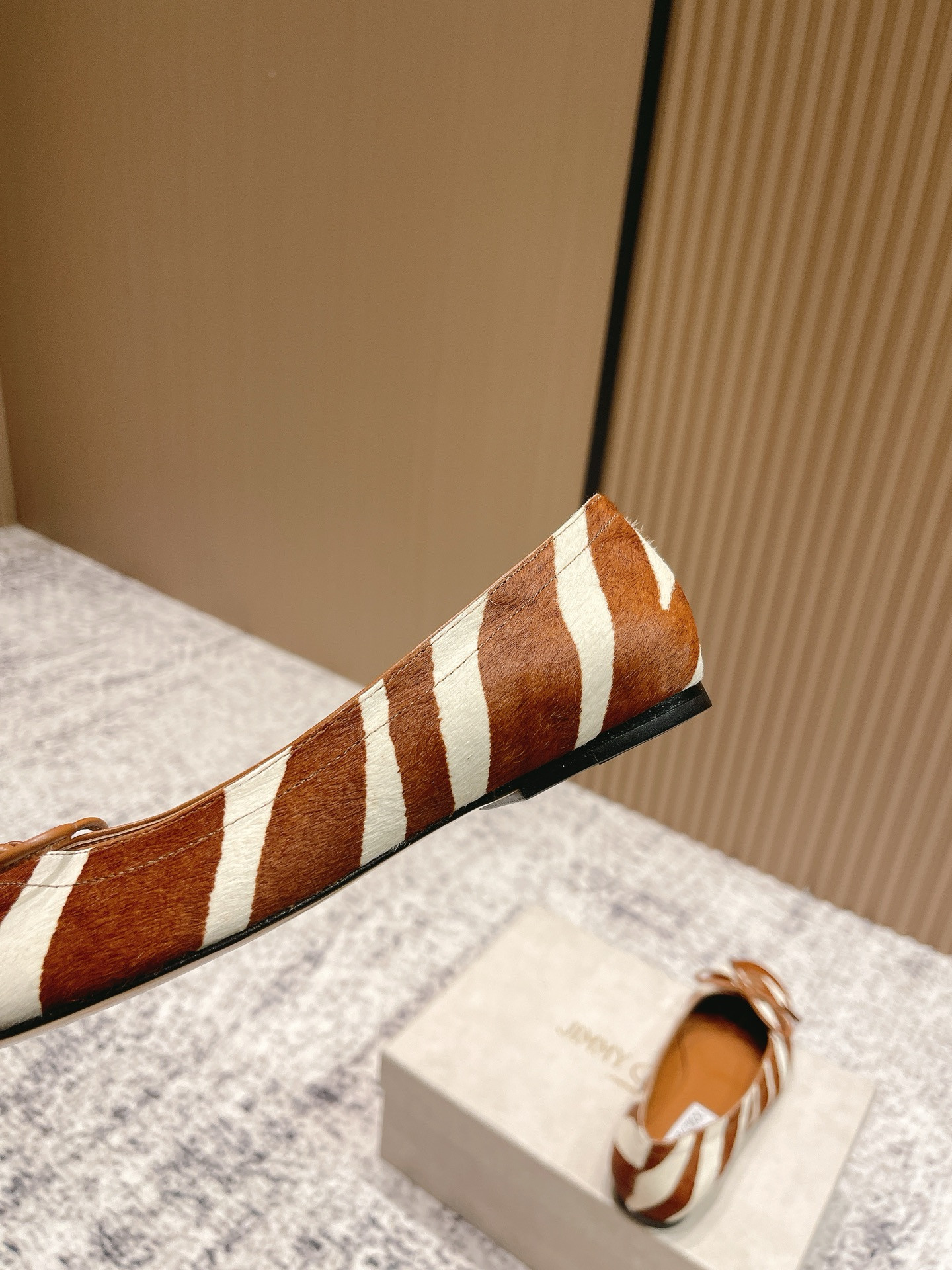 UA Jimmy Choo Scarlett Ballerina Flats