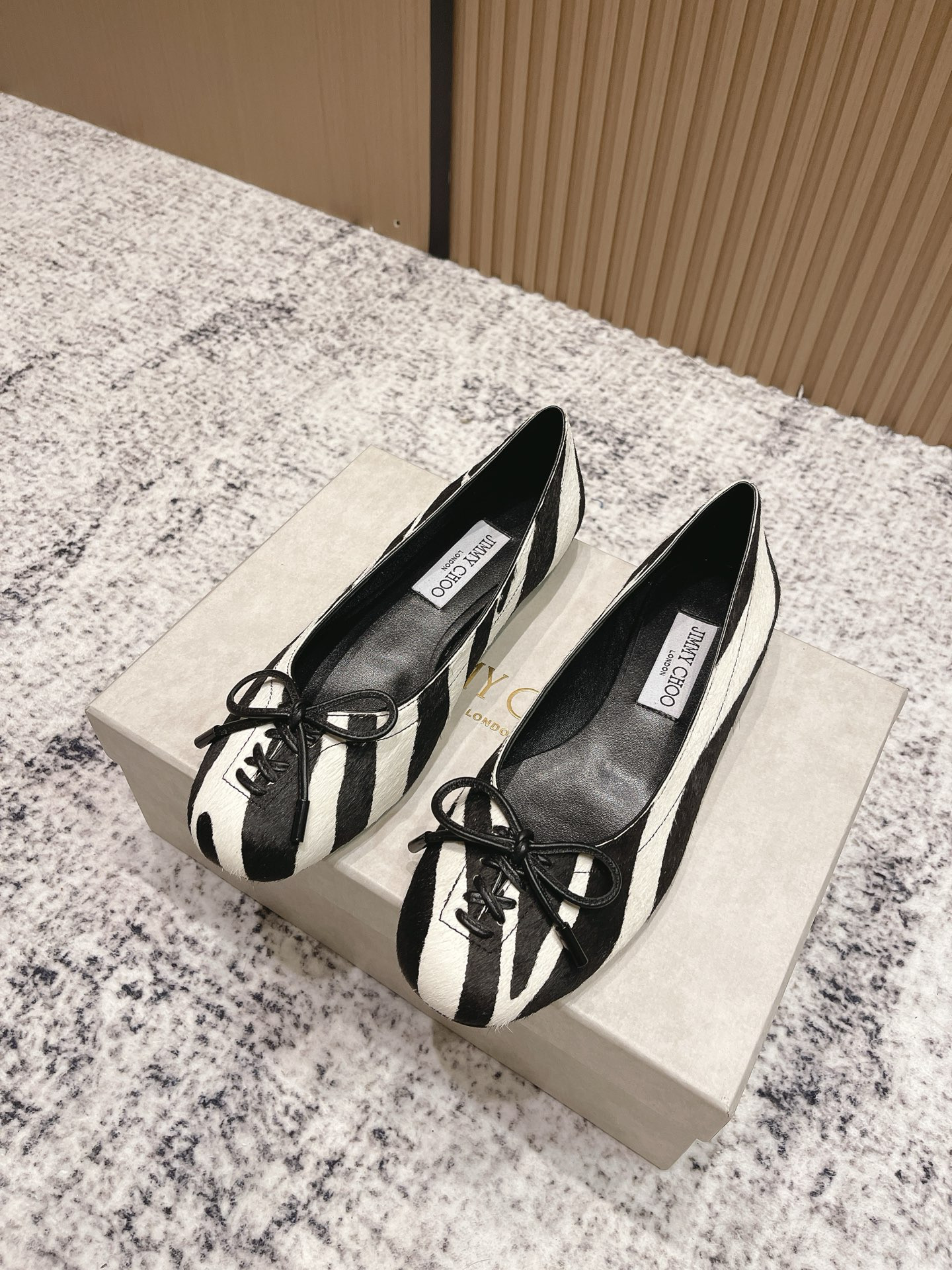 UA Jimmy Choo Scarlett Ballerina Flats