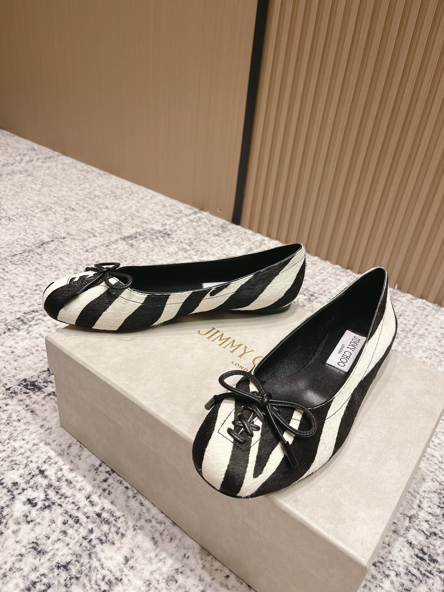 UA Jimmy Choo Scarlett Ballerina Flats