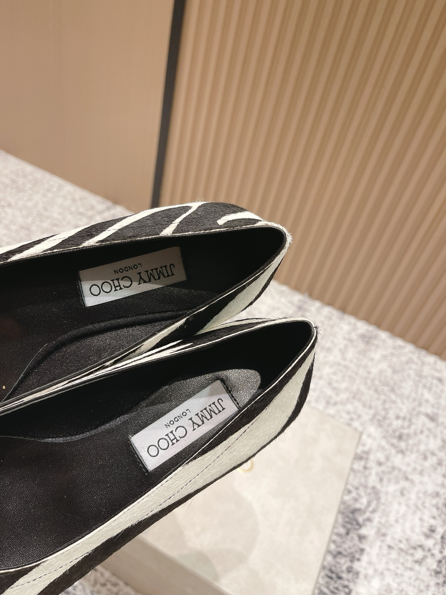 UA Jimmy Choo Scarlett Ballerina Flats