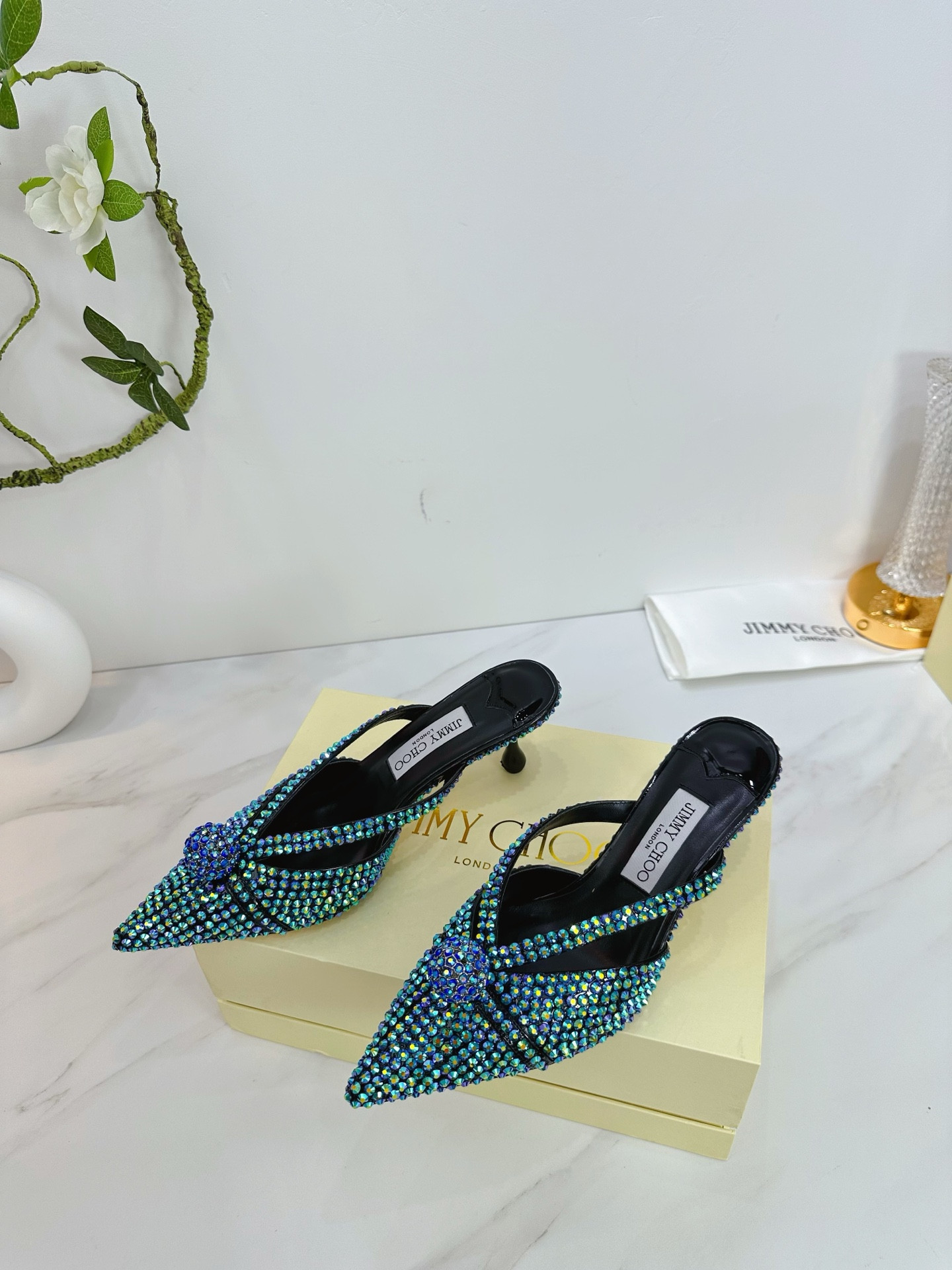 UA Jimmy Choo Sana Mule 6.5cm