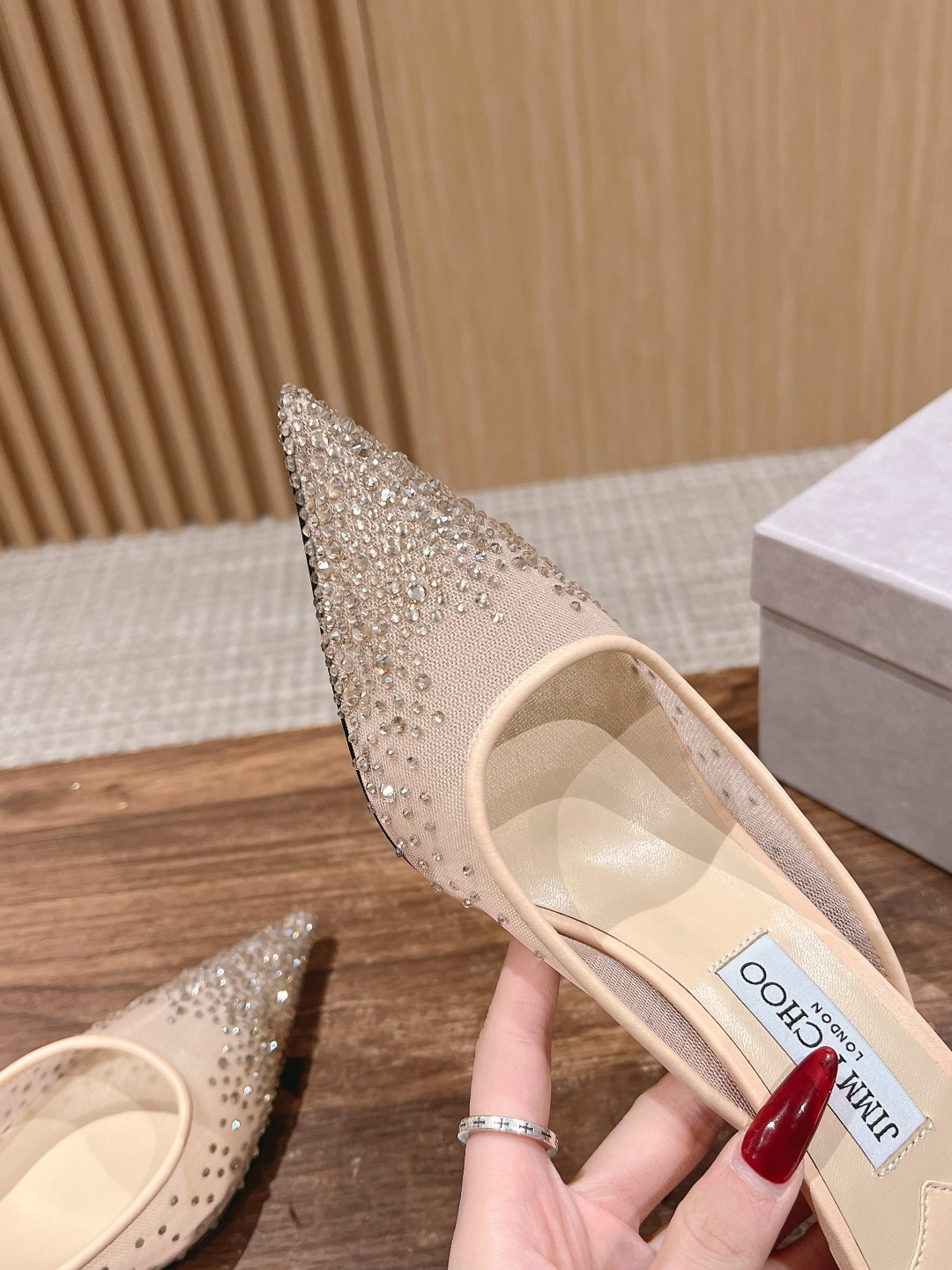 UA Jimmy Choo Vivi Mules 6.5cm