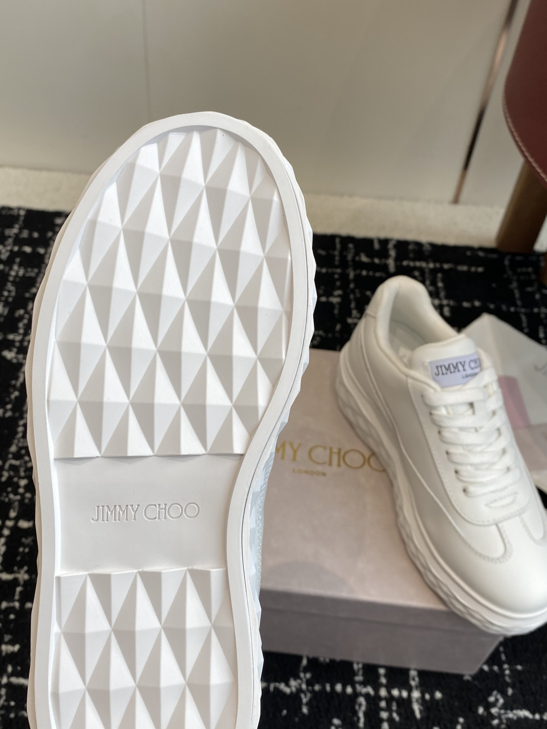 UA Jimmy Choo Diamond Light Maxi F Sneakers