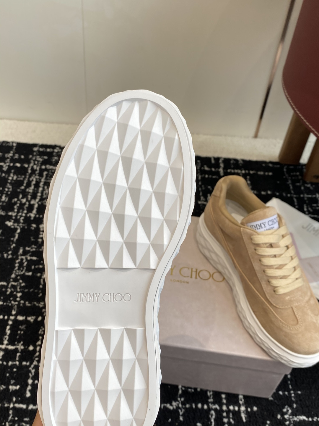 UA Jimmy Choo Diamond Light Maxi F Sneakers