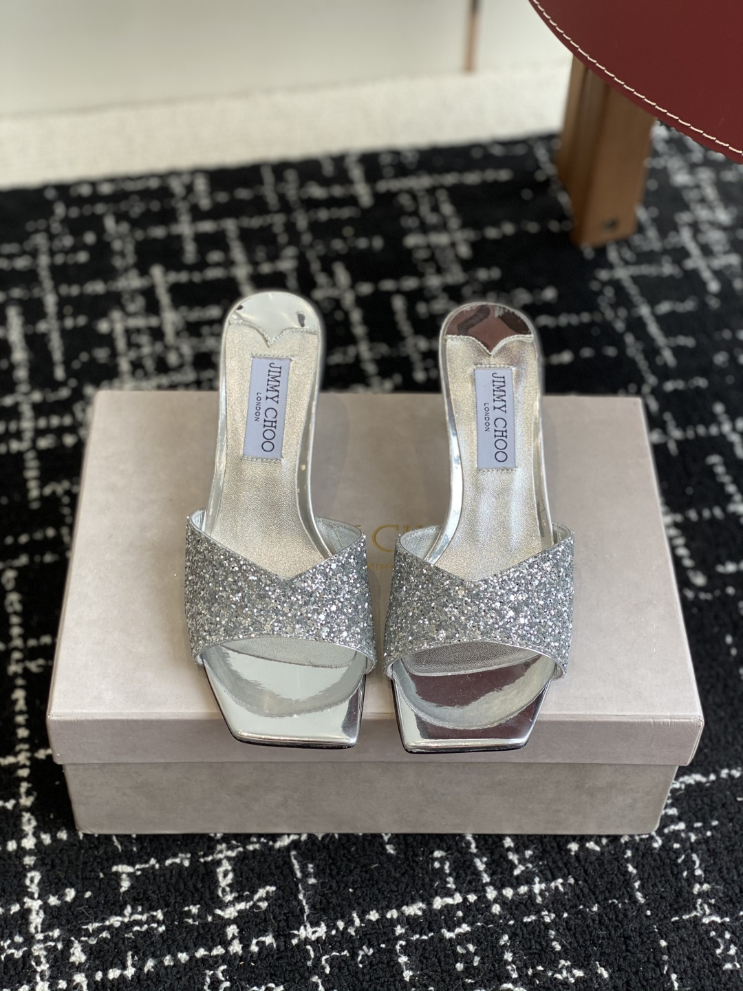 UA Jimmy Choo Slides 4.5cm