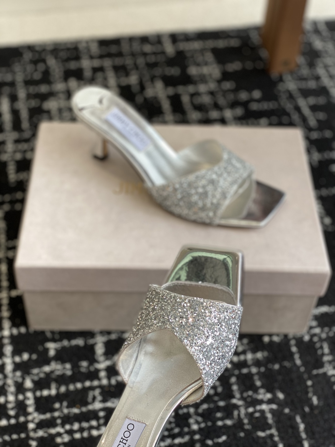 UA Jimmy Choo Slides 4.5cm