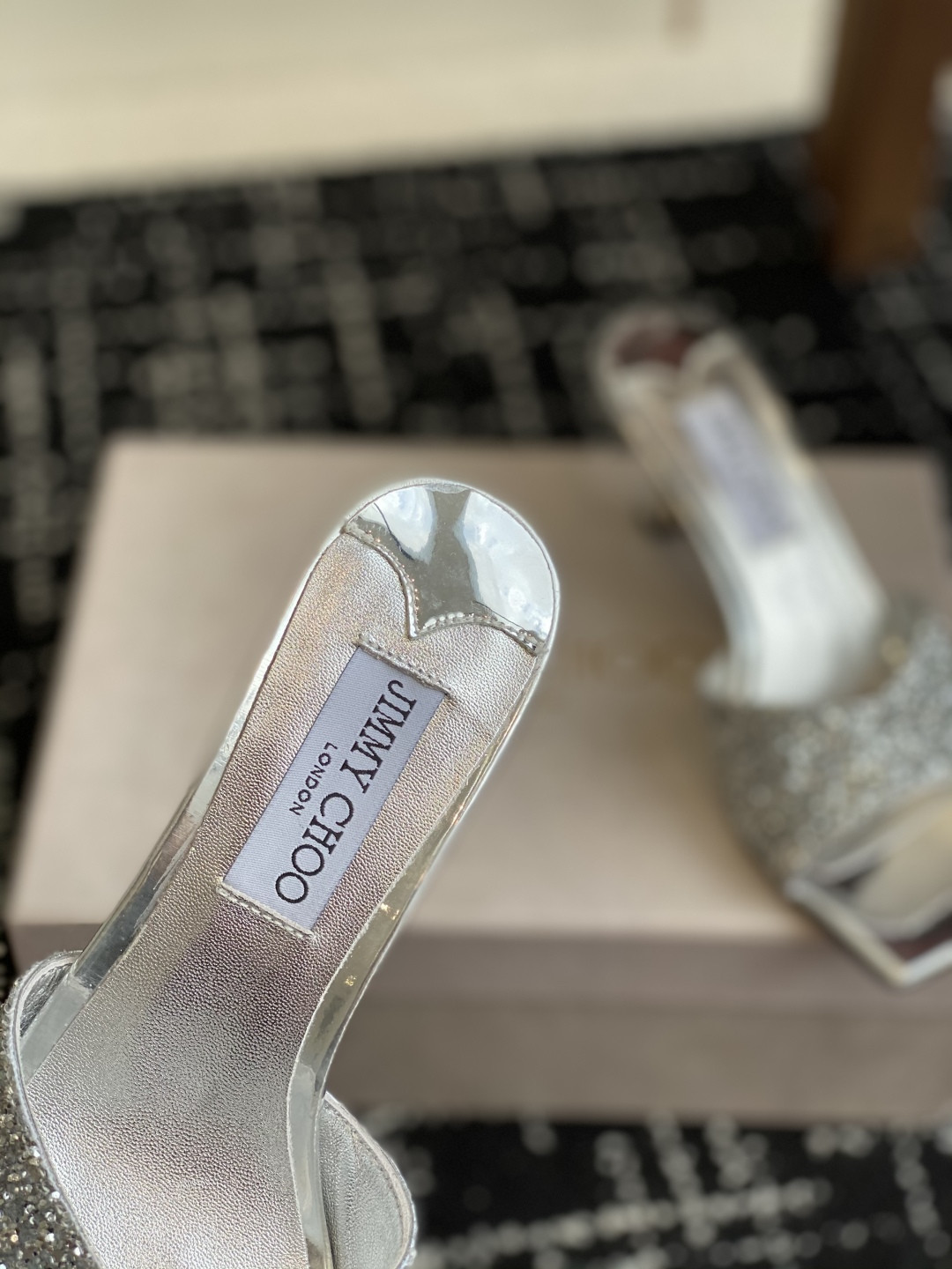 UA Jimmy Choo Slides 4.5cm