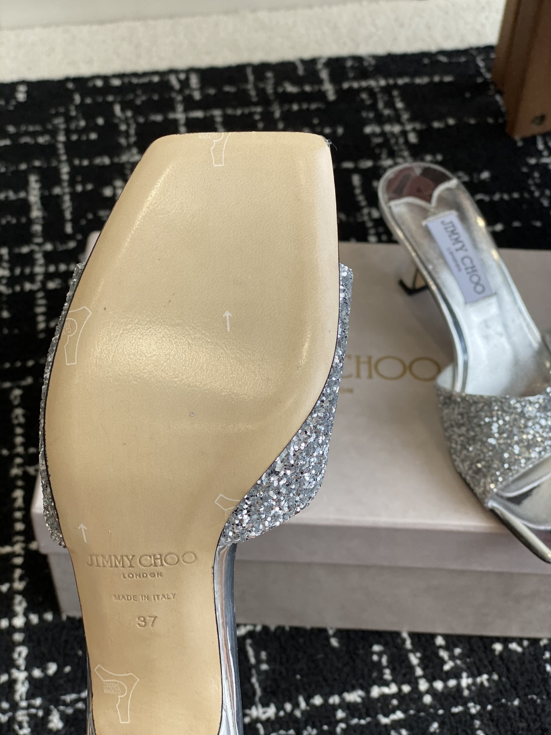 UA Jimmy Choo Slides 4.5cm