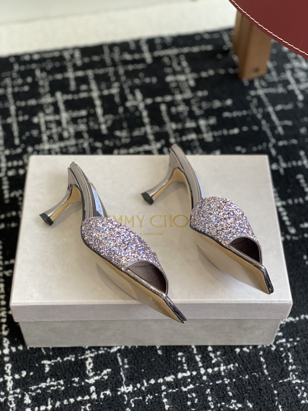 UA Jimmy Choo Slides 4.5cm