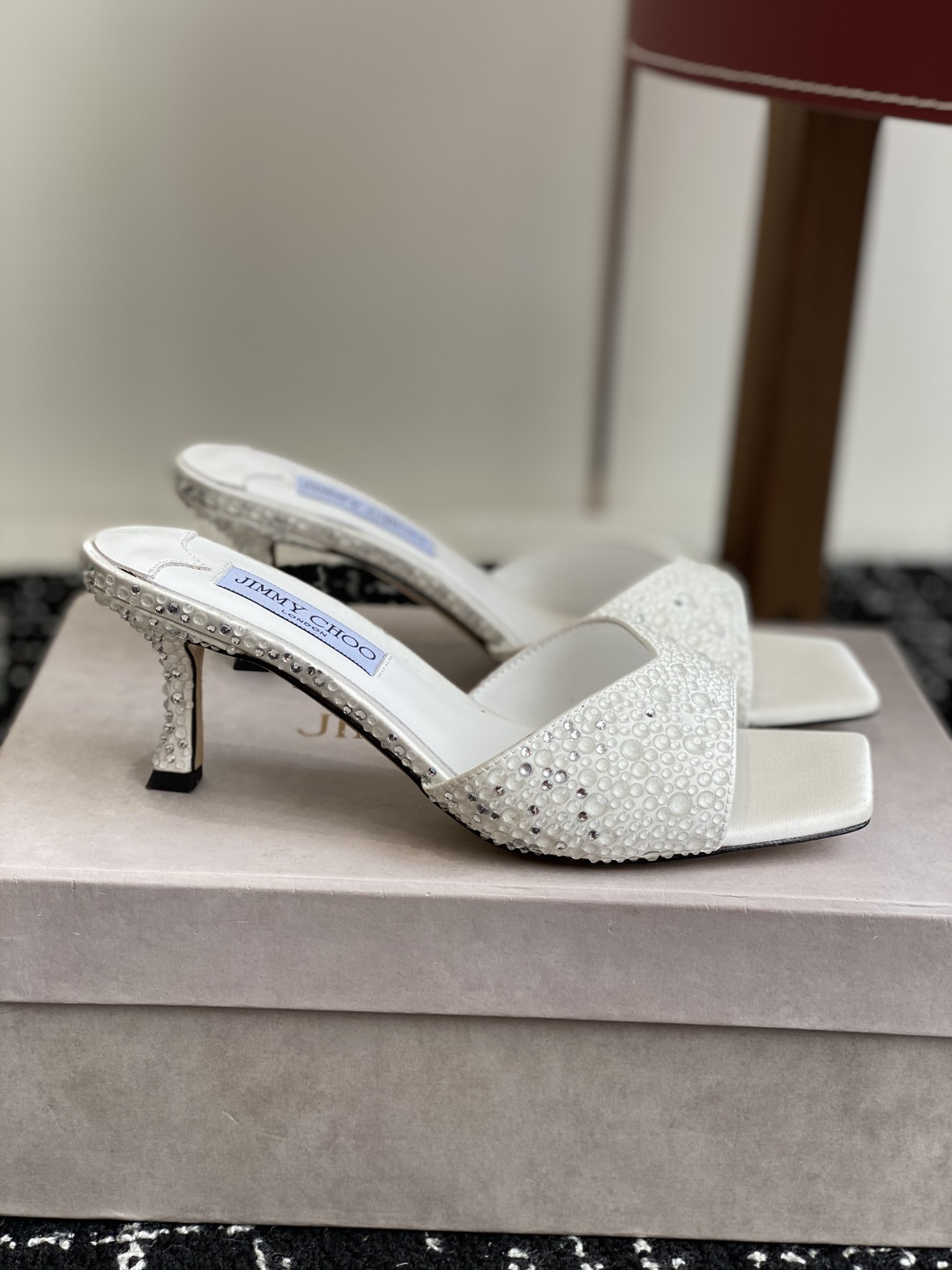 UA Jimmy Choo Slides 4.5cm