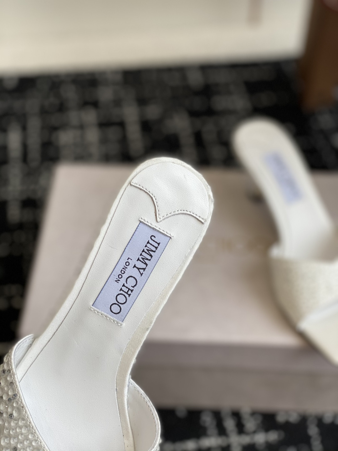 UA Jimmy Choo Slides 4.5cm