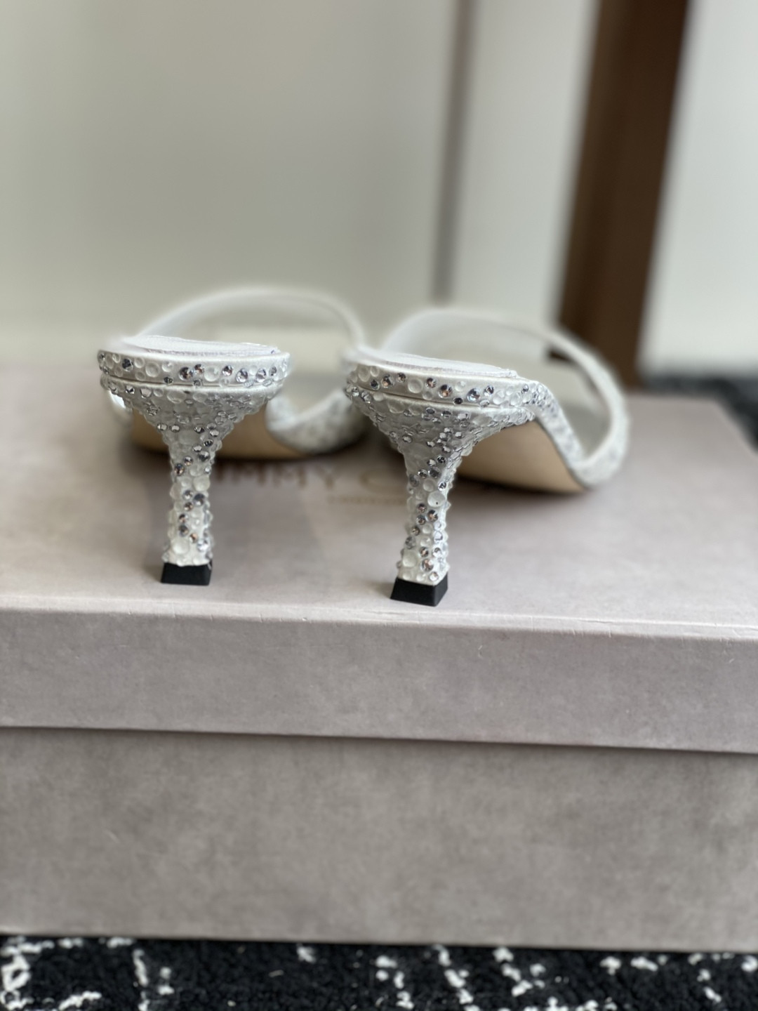 UA Jimmy Choo Slides 4.5cm