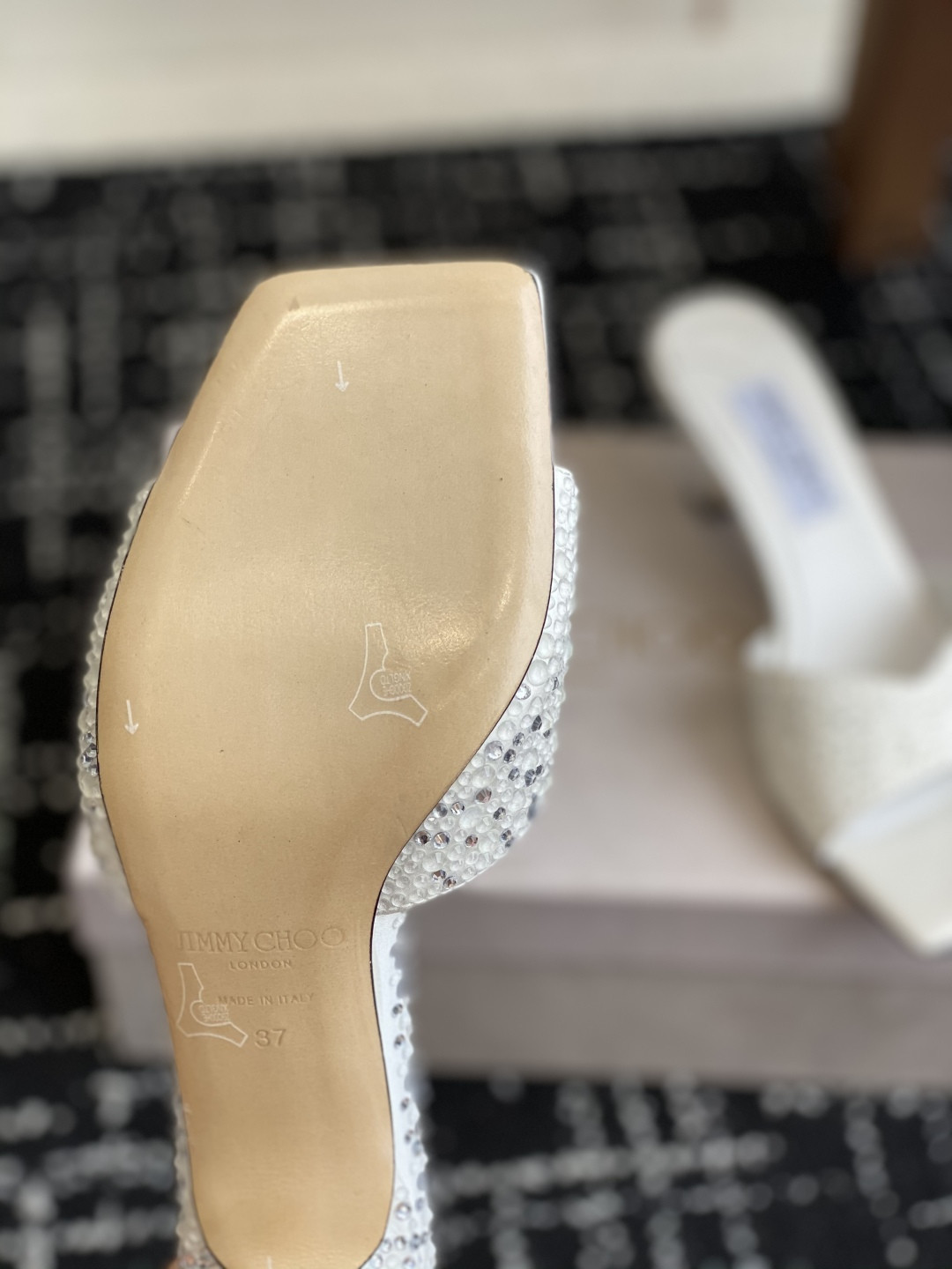UA Jimmy Choo Slides 4.5cm