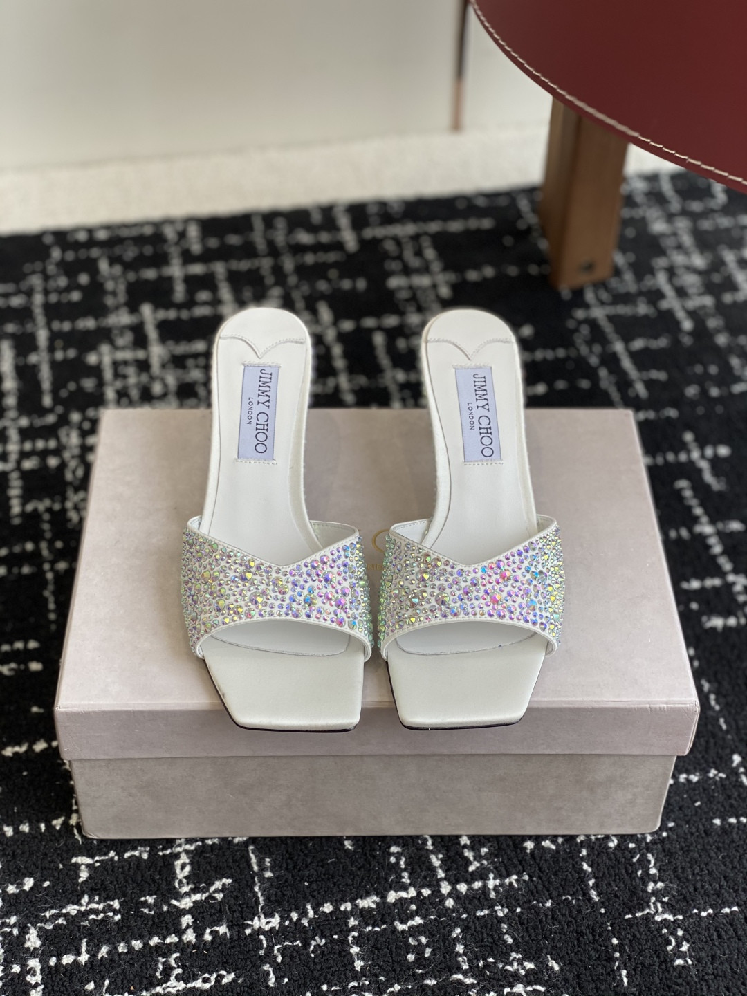 UA Jimmy Choo Slides 4.5cm