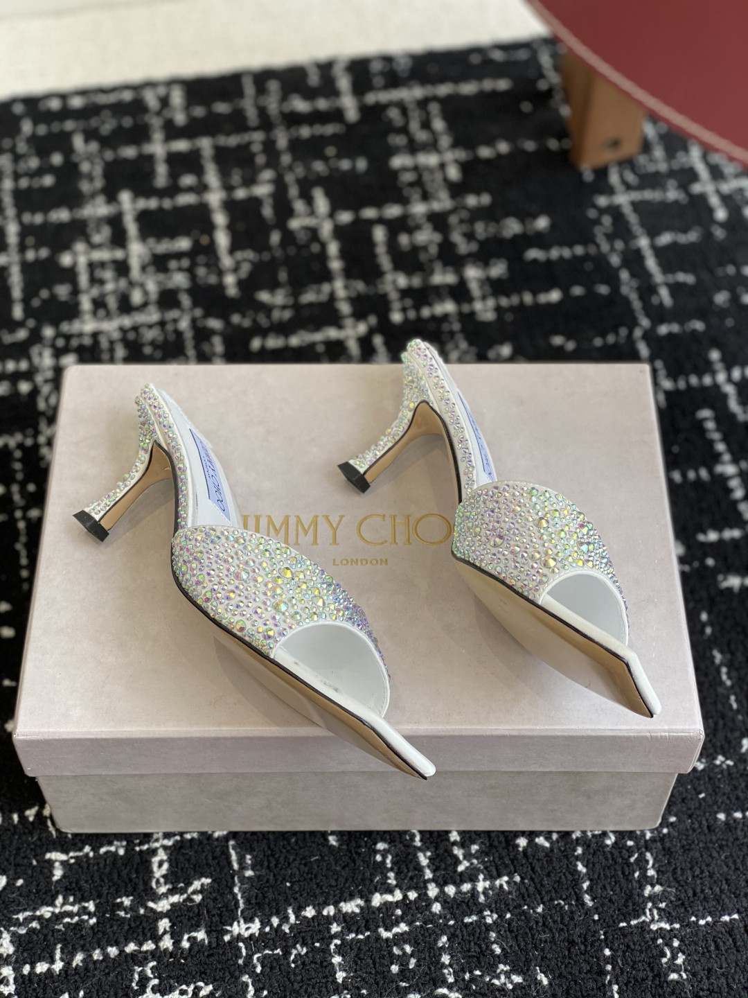 UA Jimmy Choo Slides 4.5cm