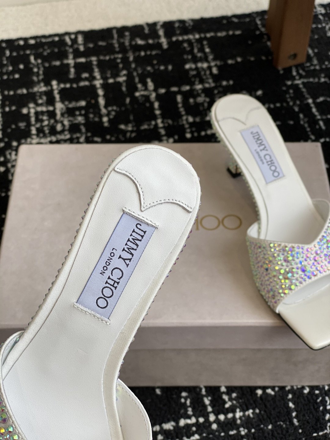UA Jimmy Choo Slides 4.5cm