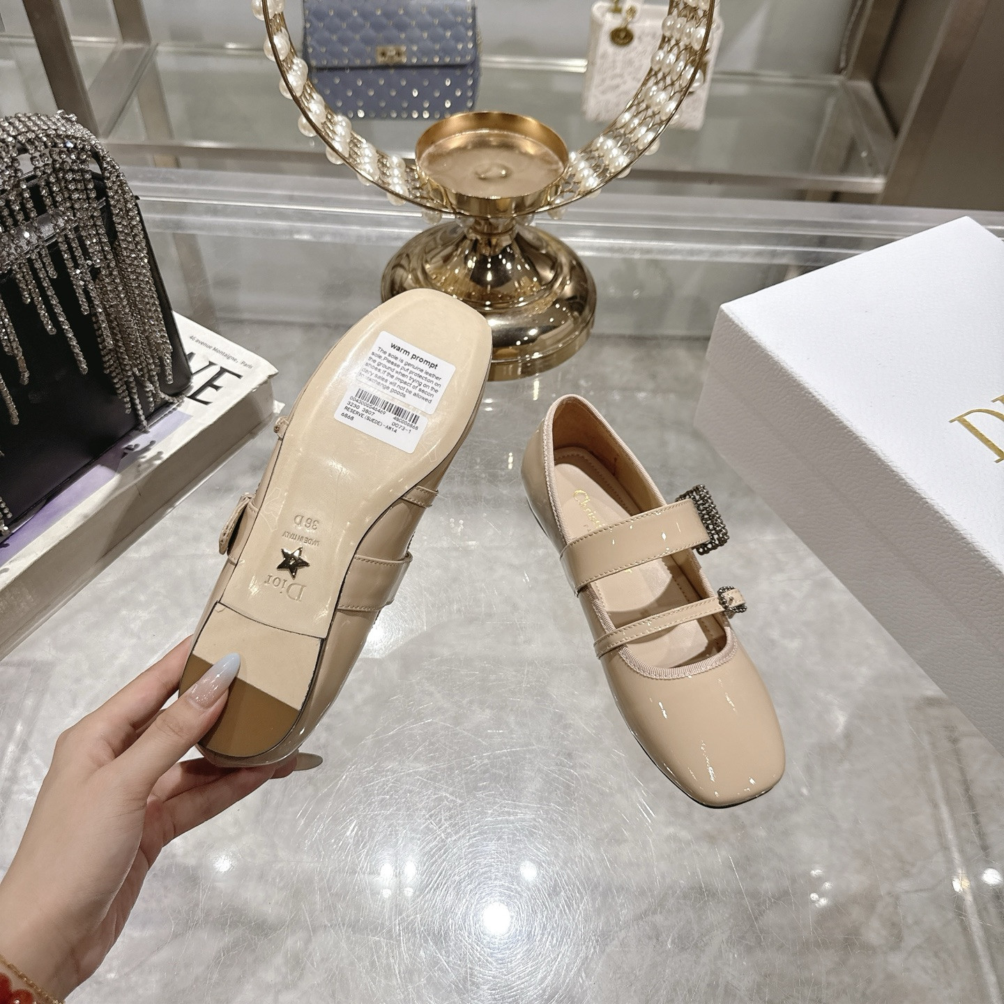 UA Dior D-Romance Ballet Flat